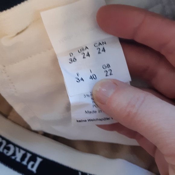 Pikeur beige knee  patch riding breeches made in Germany - Picture 3 of 6